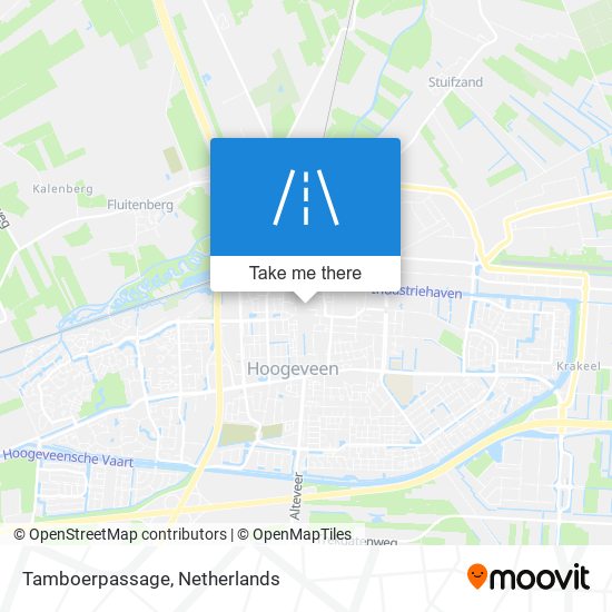 Tamboerpassage Karte