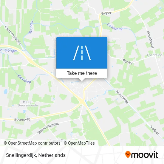 Snellingerdijk map