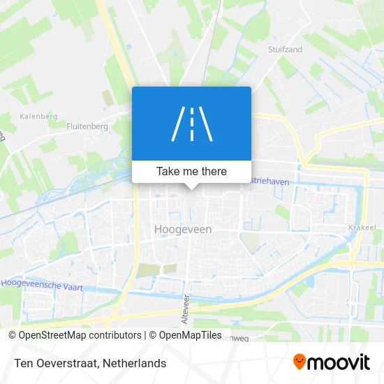 Ten Oeverstraat map