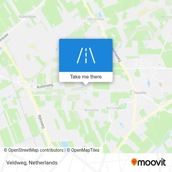 Veldweg map