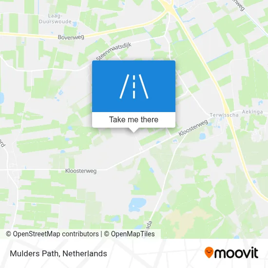 Muldersweg map