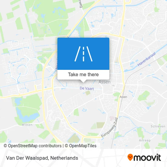 Van Der Waalspad map