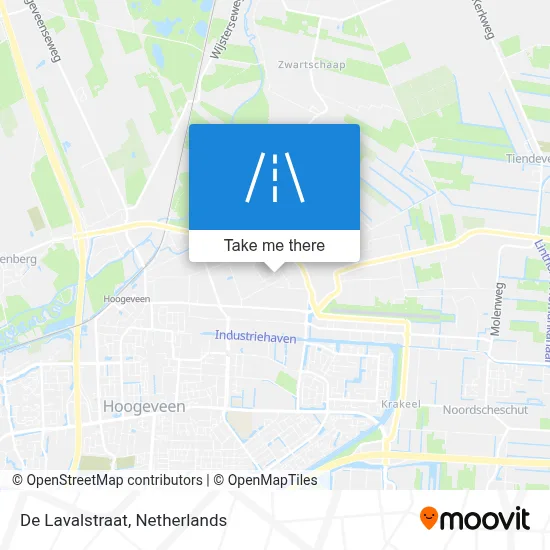 De Lavalstraat map