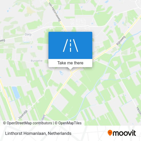 Linthorst Homanlaan map