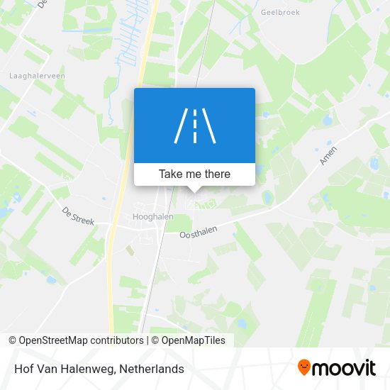 Hof Van Halenweg map