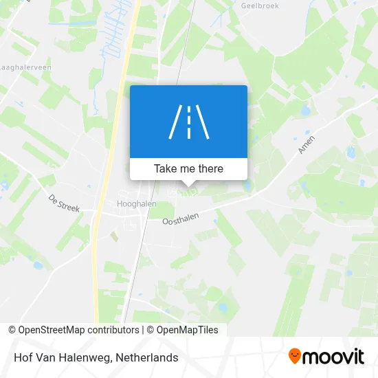 Hof Van Halenweg map