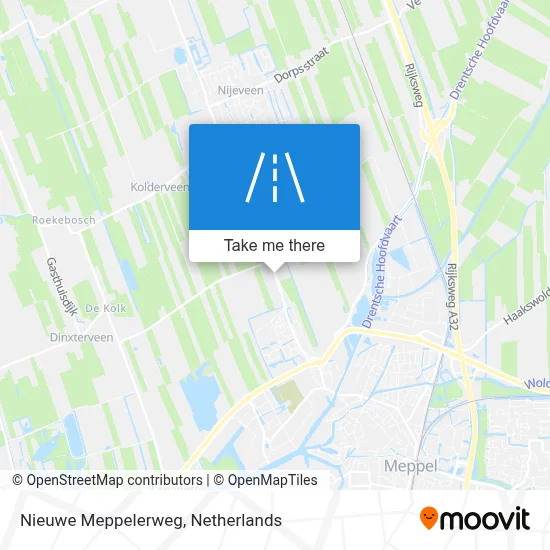 Nieuwe Meppelerweg map