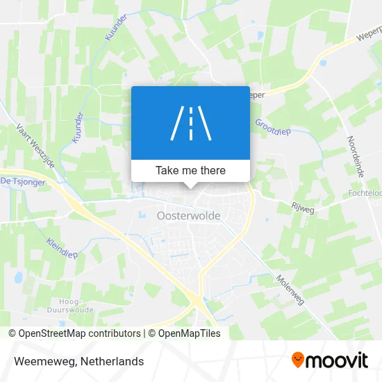 Weemeweg map