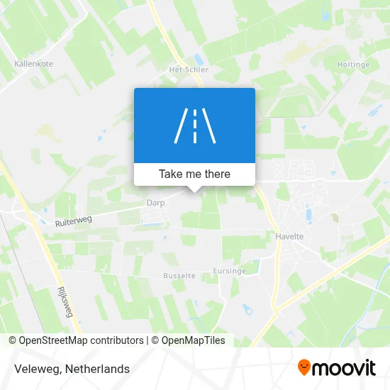 Veleweg map