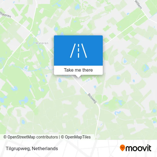 Tilgrupweg map