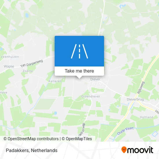 Padakkers map