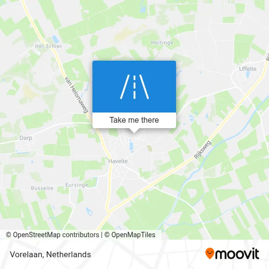 Vorelaan map