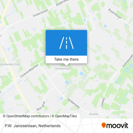 P.W. Janssenlaan map