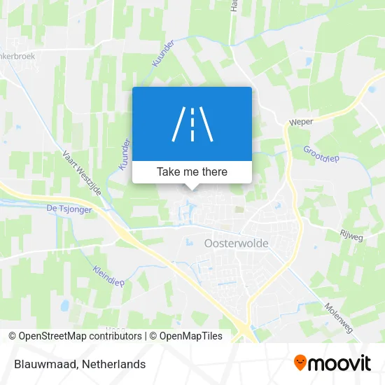 Blauwmaad map