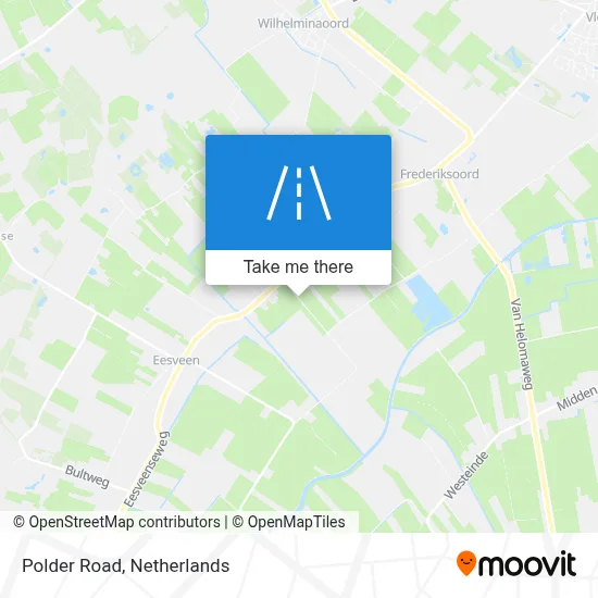 Polderweg map