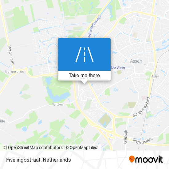 Fivelingostraat map