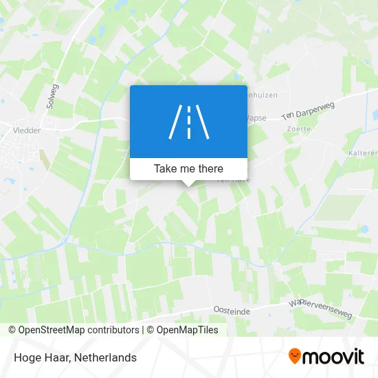Hoge Haar map