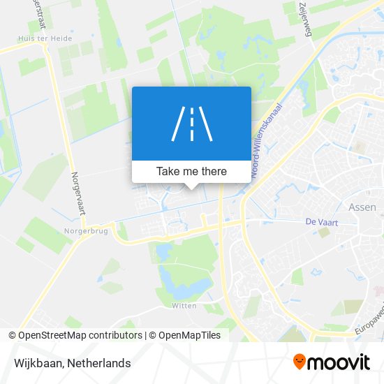 Wijkbaan map