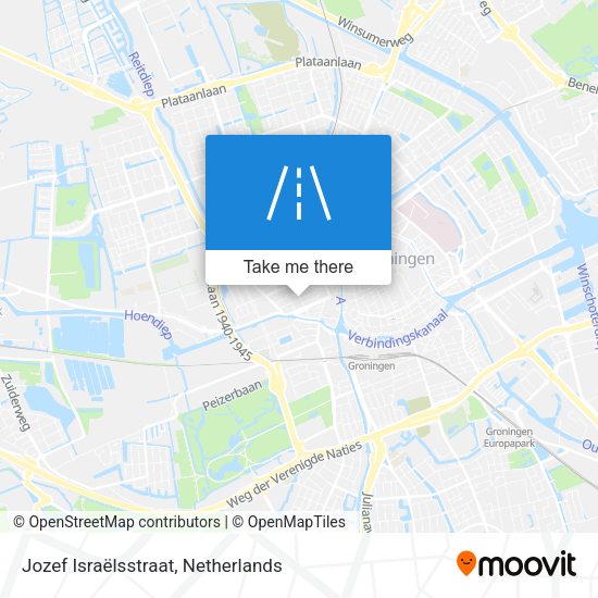 Jozef Israëlsstraat map