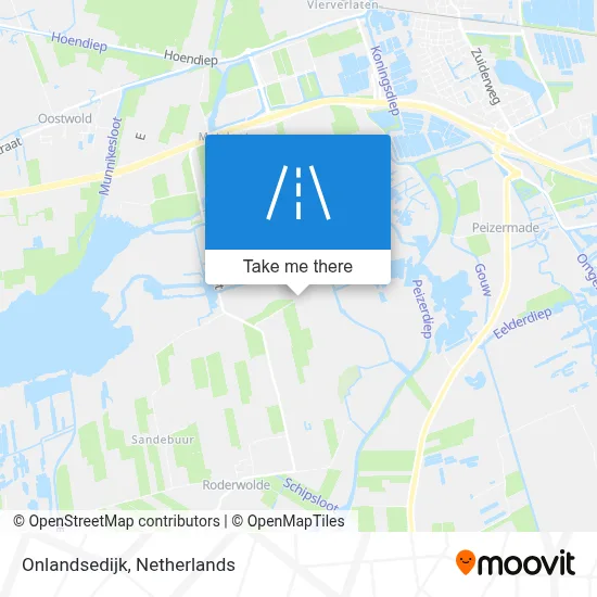 Onlandsedijk map