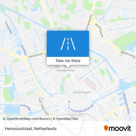 Heinsiusstraat map