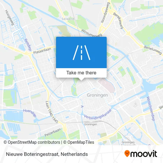 Nieuwe Boteringestraat map