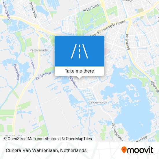 Cunera Van Wahrenlaan map