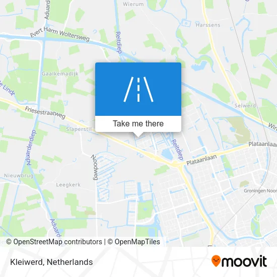 Kleiwerd Karte