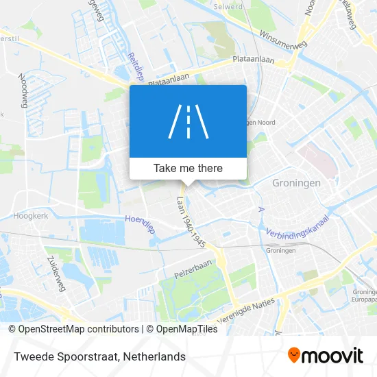 Tweede Spoorstraat map