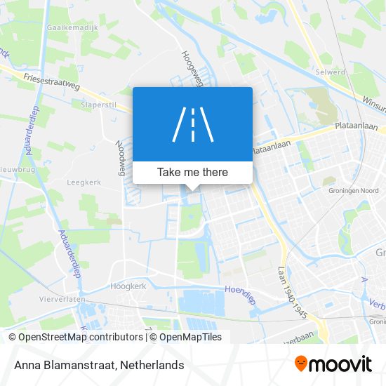 Anna Blamanstraat map