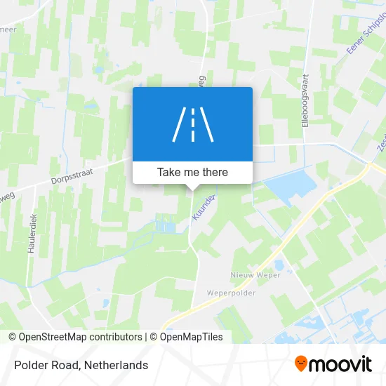 Polderweg map