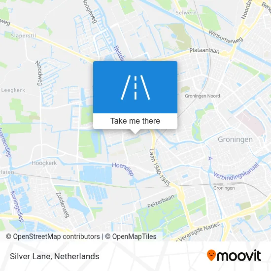 Zilverlaan map
