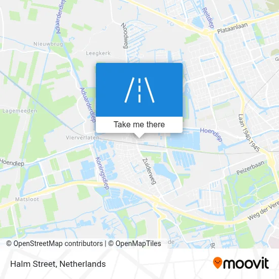 Halmstraat map