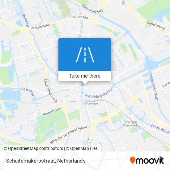 Schuitemakersstraat map