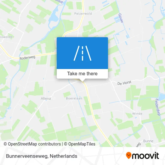 Bunnerveenseweg map