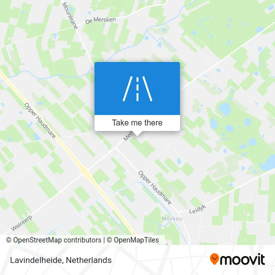 Lavindelheide map