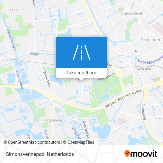 Simonsvennepad map