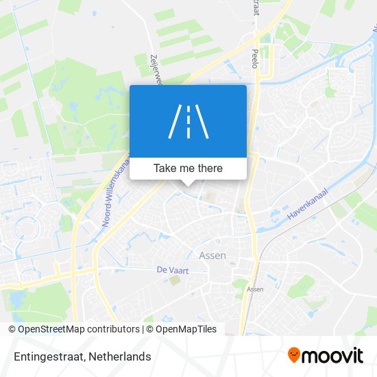 Entingestraat map