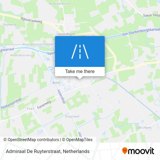 Admiraal De Ruyterstraat map