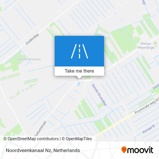 Noordveenkanaal Nz map