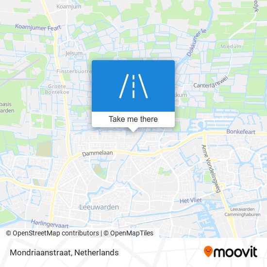 Mondriaanstraat map