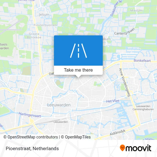 Pioenstraat map