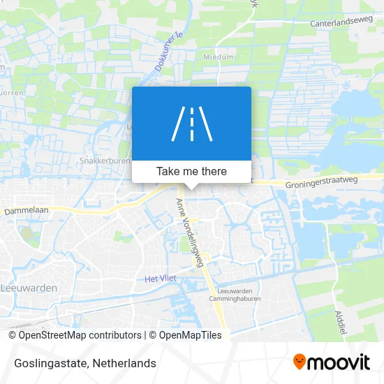 Goslingastate map