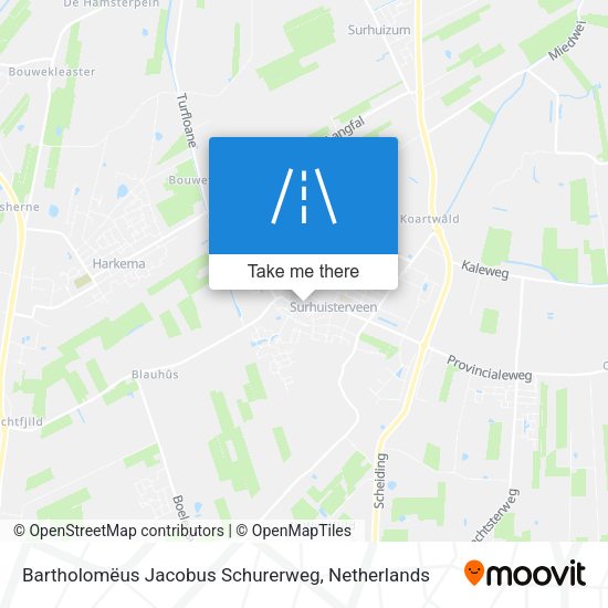 Bartholomëus Jacobus Schurerweg map