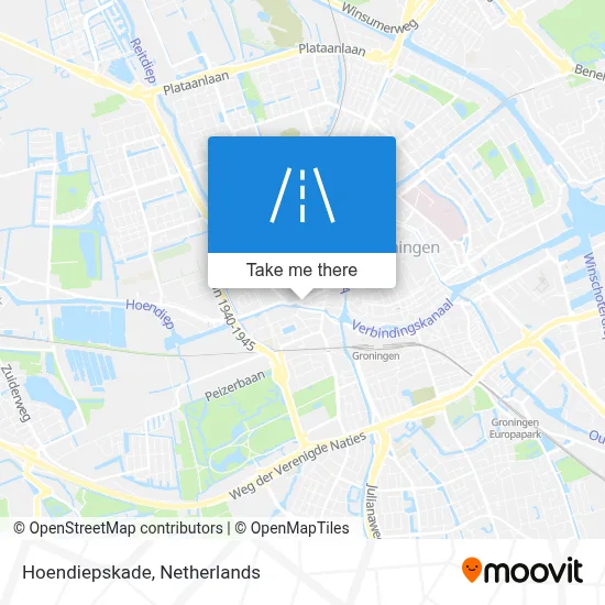 Hoendiepskade map