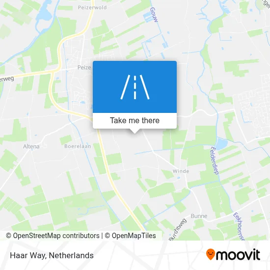 Haarweg map
