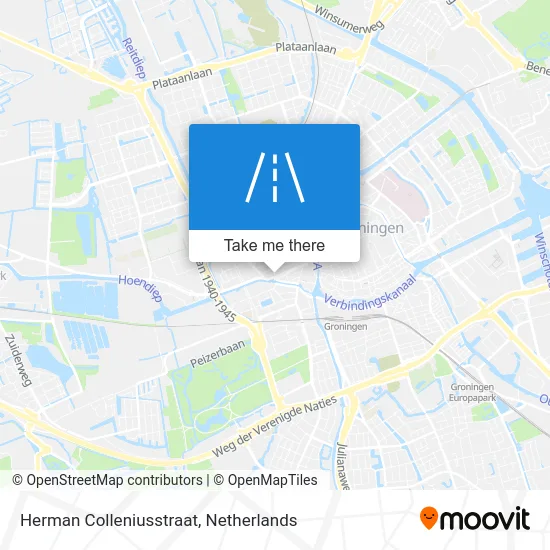 Herman Colleniusstraat map