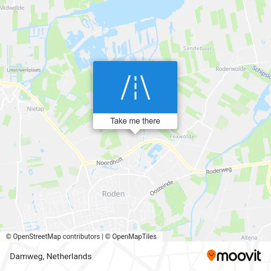 Damweg map