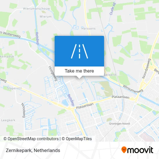 Zernikepark map