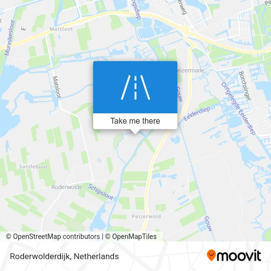 Roderwolderdijk map